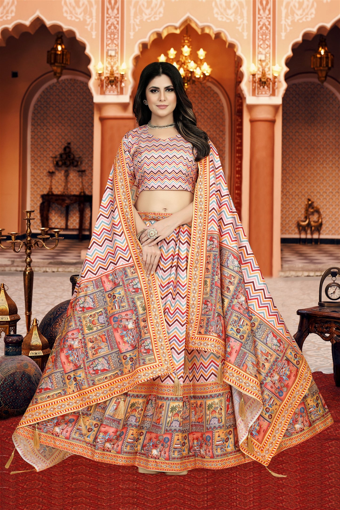 Designer Attractive Fancy Lehenga Choli With Dupatta For Women