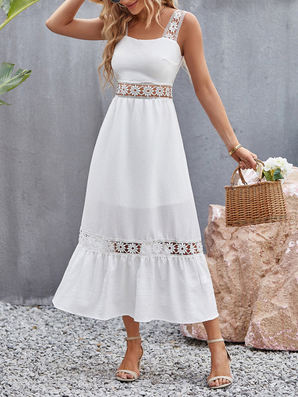 Modern Romance Square Collar Lace Dress KC Global