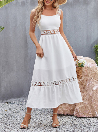 Modern Romance Square Collar Lace Dress KC Global