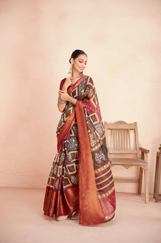 Designer Chanderi Saree Collection Desi Soul