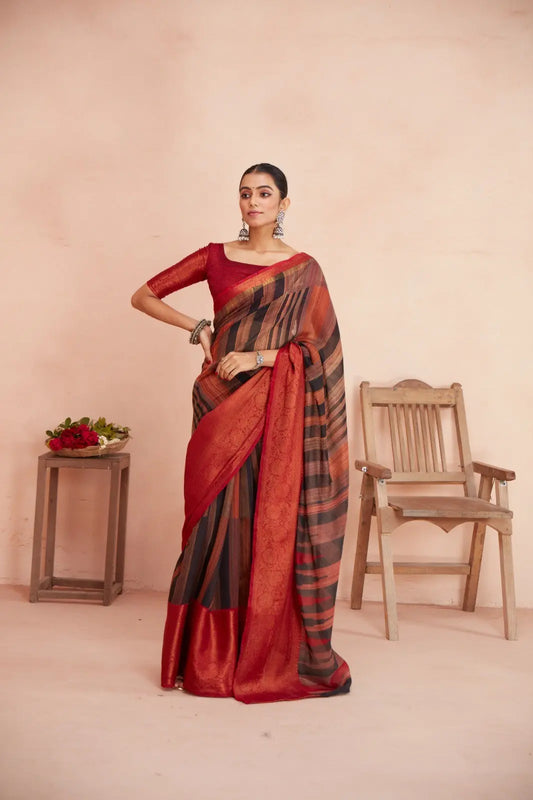 Designer Chanderi Saree Collection Desi Soul