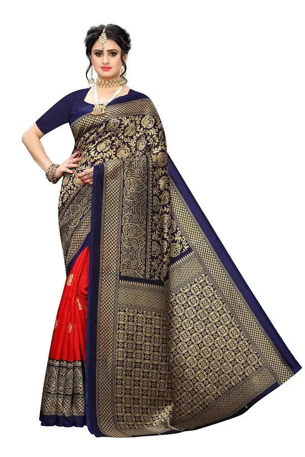 Casual Wear Printed Art Silk Saree Collection Desi Soul