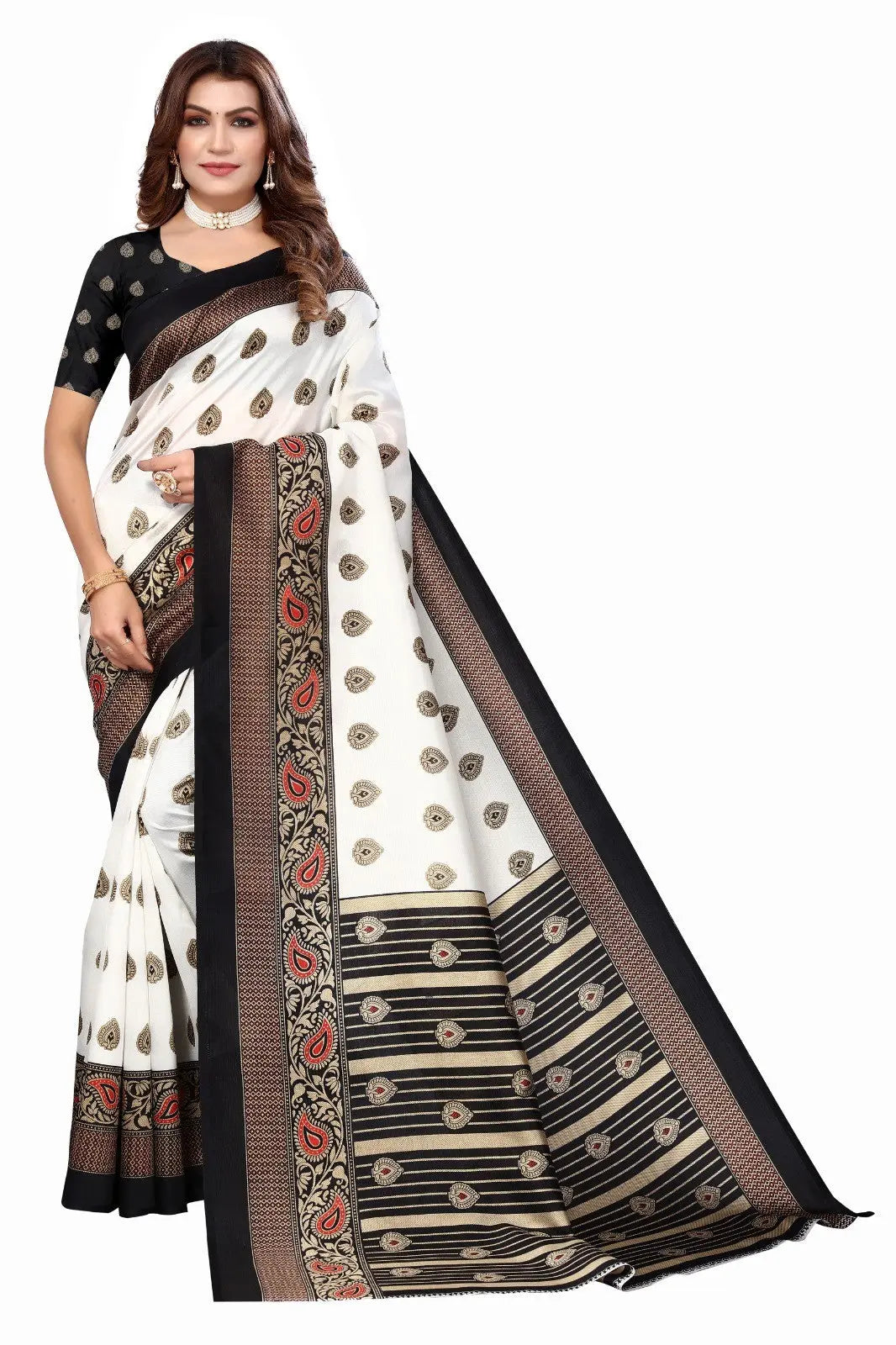 Regular Wear Printed Art Silk Saree Collection Desi Soul