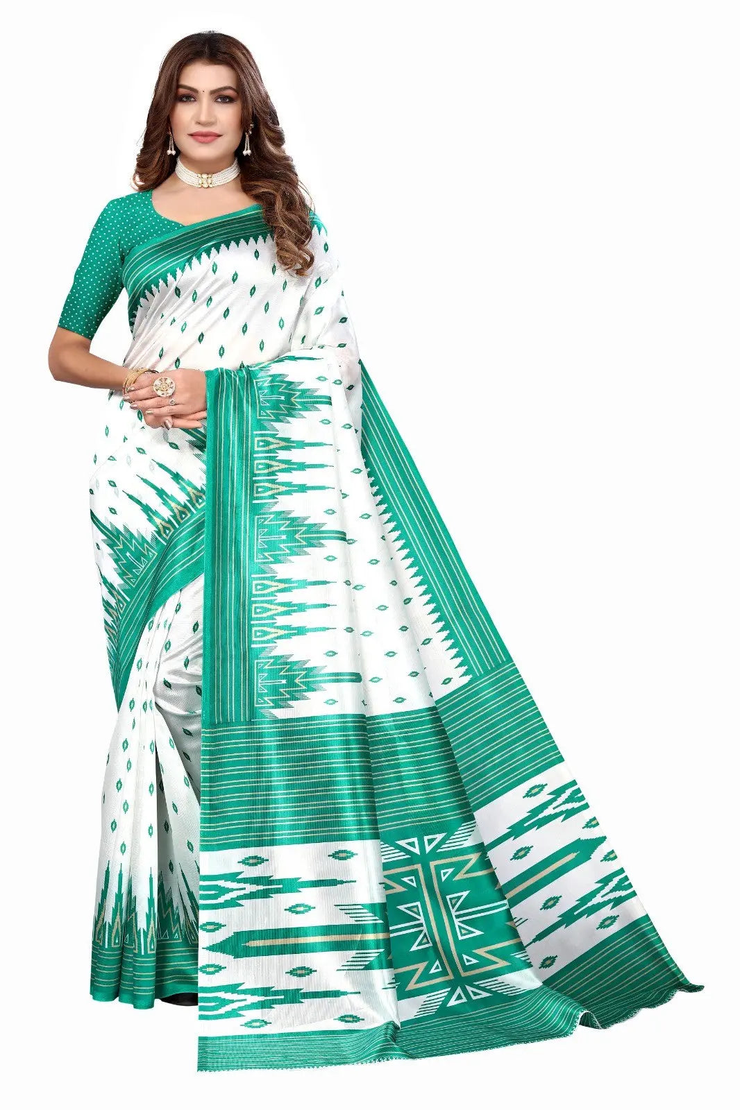 Printed Art Silk Regular Wear Saree Collection Desi Soul