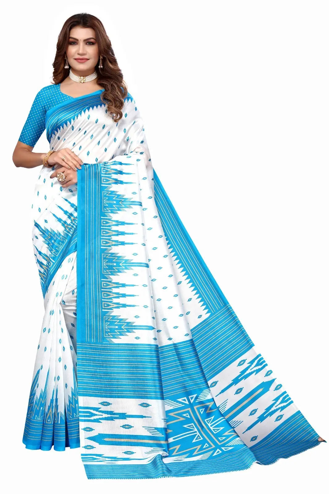 Printed Art Silk Regular Wear Saree Collection Desi Soul