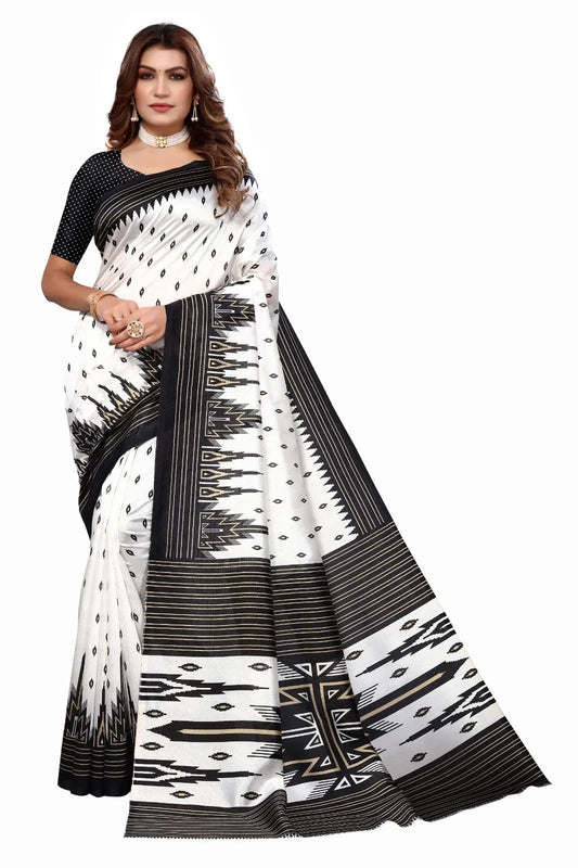 Printed Art Silk Regular Wear Saree Collection Desi Soul