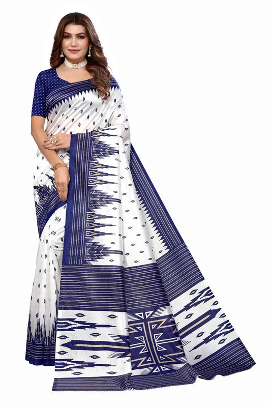 Printed Art Silk Regular Wear Saree Collection Desi Soul