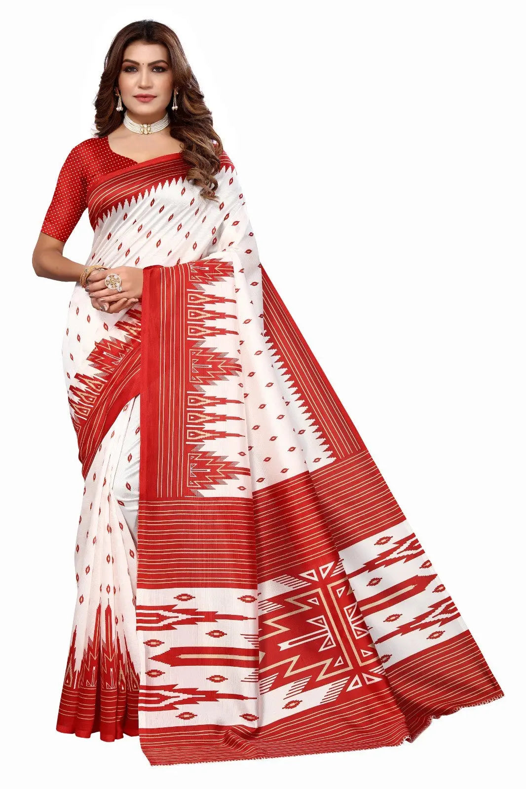 Printed Art Silk Regular Wear Saree Collection Desi Soul