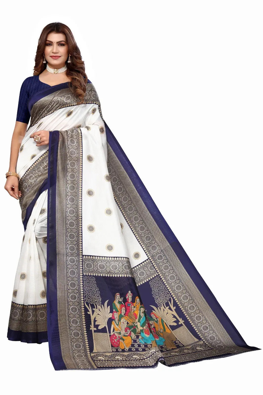 Art Silk Ragular Wear Saree Collection Desi Soul