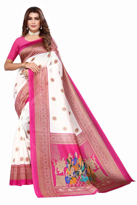 Art Silk Regular Wear Saree Collection Desi Soul