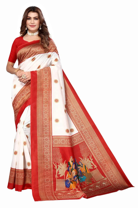 Art Silk Ragular Wear Saree Collection Desi Soul