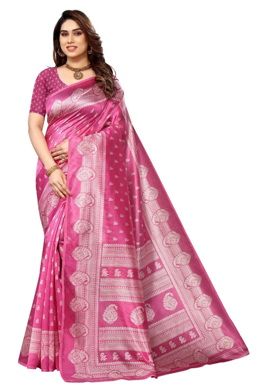 Latest Art Silk Regular Wear Saree Collection Desi Soul