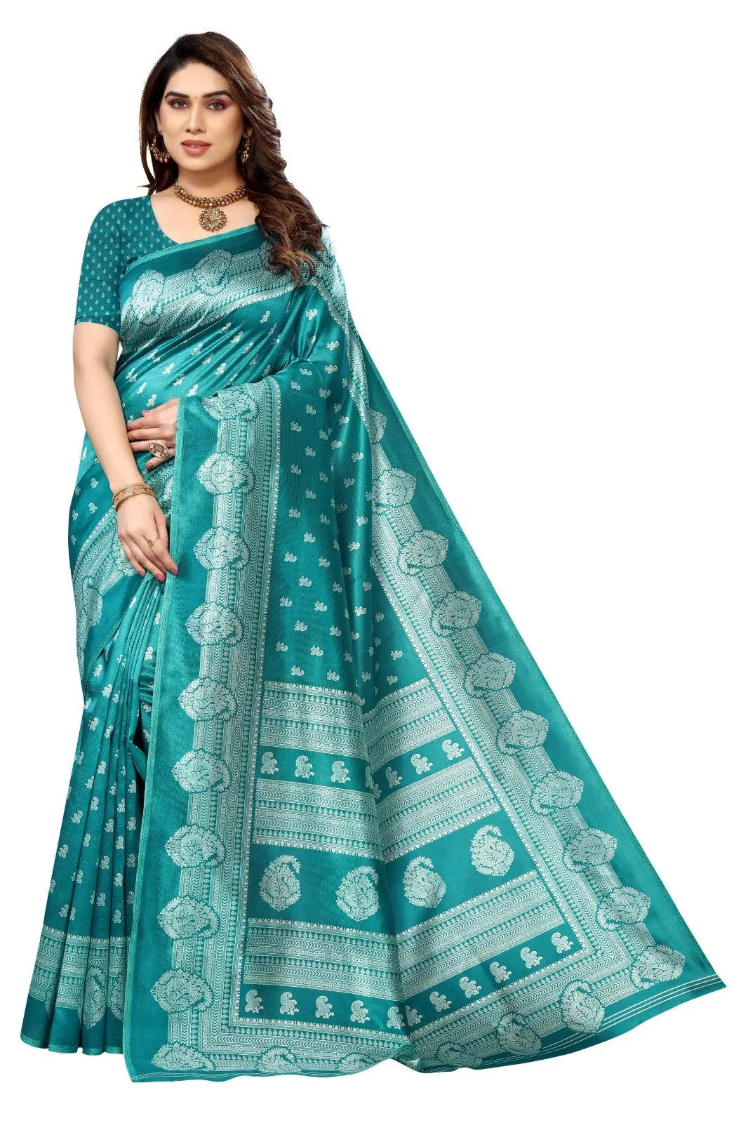 Latest Art Silk Regular Wear Saree Collection Desi Soul