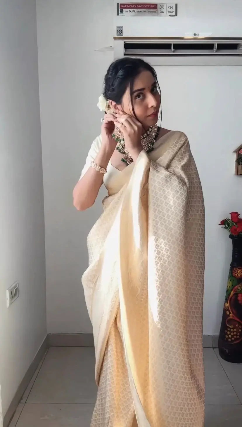 Wedding Wear One Minute Ready To wear Saree Desi Soul